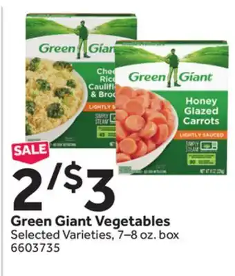 Stop&Shop Green Giant Vegetables offer