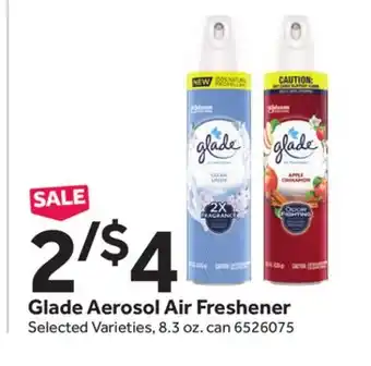 Stop&Shop Glade Aerosol Air Freshener offer