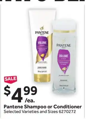 Stop&Shop Pantene Shampoo or Conditioner offer