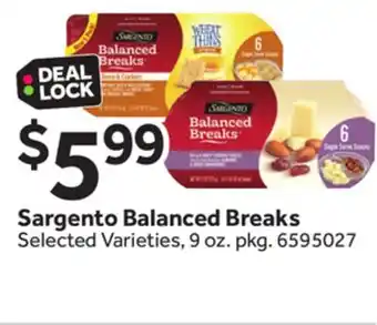 Stop&Shop Sargento Balanced Breaks offer