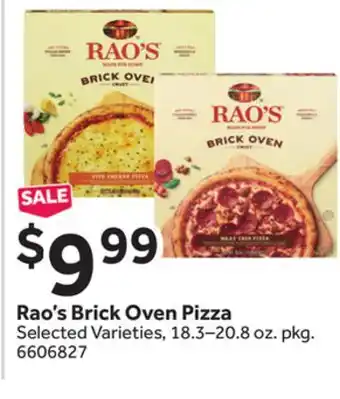 Stop&Shop Rao's Brick Oven Pizza offer