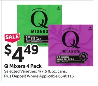 Stop&Shop Q Mixers 4 Pack offer