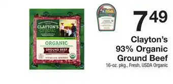 The Fresh Grocer 93% Organic Ground Beef offer