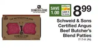 The Fresh Grocer Certified Angus Beef Butcher's Blend Patties offer