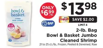 ShopRite 2-lb. Bag Jumbo Cleaned Shrimp offer