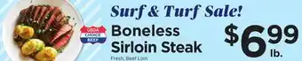 ShopRite Boneless Sirloin Steak offer