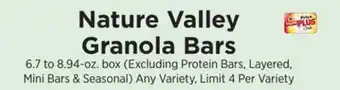 ShopRite Granola Bars offer