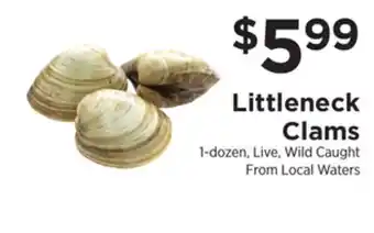 ShopRite Littleneck Clams offer