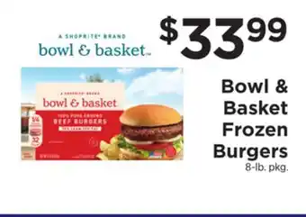 ShopRite Frozen Burgers offer