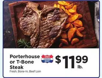 ShopRite Porterhouse or T-Bone Steak offer
