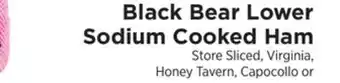 ShopRite Lower Sodium Cooked Ham offer