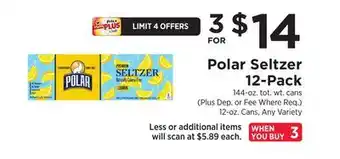 ShopRite Seltzer 12-Pack offer