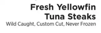 ShopRite Fresh Yellowfin Tuna Steaks offer