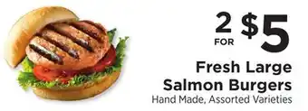 ShopRite Fresh Large Salmon Burgers offer