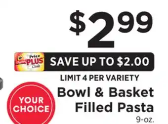 ShopRite Filled Pasta offer