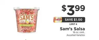 ShopRite Salsa offer