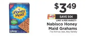 ShopRite Honey Maid Grahams offer
