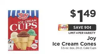 ShopRite Ice Cream Cones offer