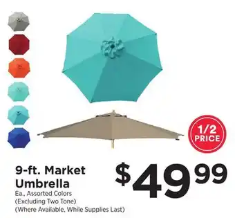 ShopRite 9-ft. Market Umbrella offer