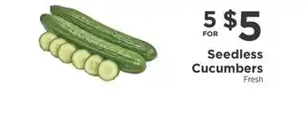 ShopRite Seedless Cucumbers offer