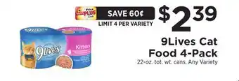 ShopRite Cat Food 4-Pack offer