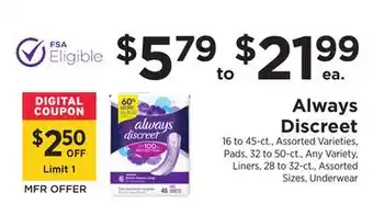 ShopRite Discreet offer