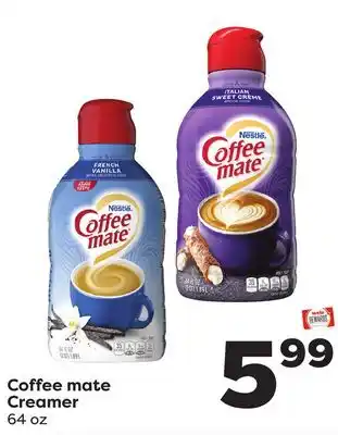 Weis Markets Nestle Coffee mate Creamer offer