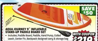 Big 5 Hydro-Force Aqua Journey 9' Inflatable Stand-Up Paddle Board Set offer