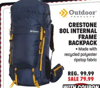 Big 5 Outdoor Products Crestone 80L Internal Frame Backpack offer