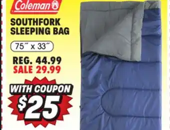 Big 5 Coleman Southfork 40° Sleeping Bag offer