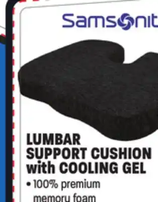 Big 5 Samsonite Lumbar Support Cushion with Cooling Gel offer