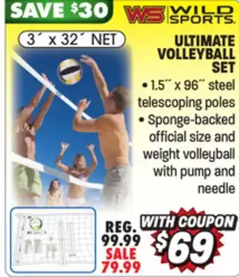 Big 5 Wild Sports Ultimate Volleyball Set offer