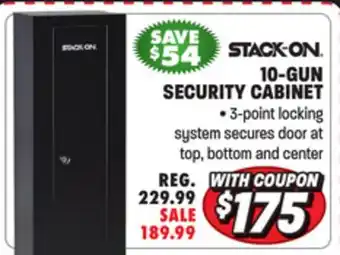 Big 5 Stack-On 10 Gun Security Cabinet offer
