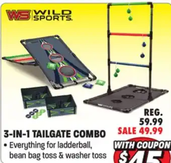 Big 5 Wild Sports 3-in-1 Tailgate Combo offer