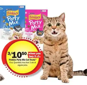 Meijer Friskies Party Mix Cat Treats offer