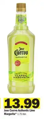 Meijer Jose Cuervo Authentic Lime Margarita offer