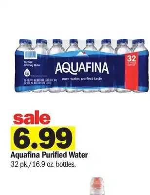 Meijer Aquafina Purified Water offer