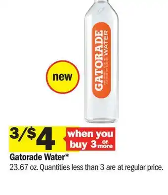 Meijer Gatorade Water offer