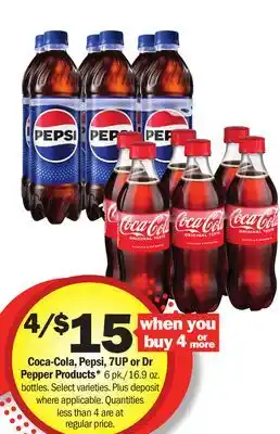 Meijer Coca-Cola, Pepsi, 7UP or Dr Pepper Products offer