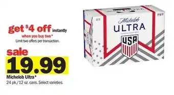 Meijer Michelob Ultra offer