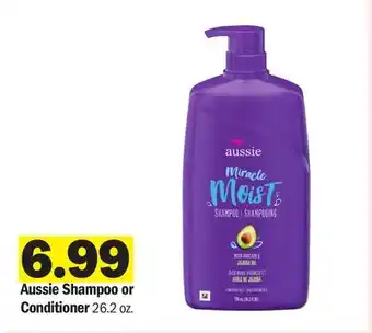 Meijer Aussie Shampoo or Conditioner offer