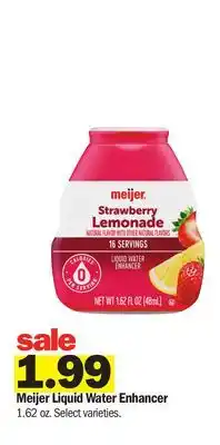 Meijer Meijer Liquid Water Enhancer offer