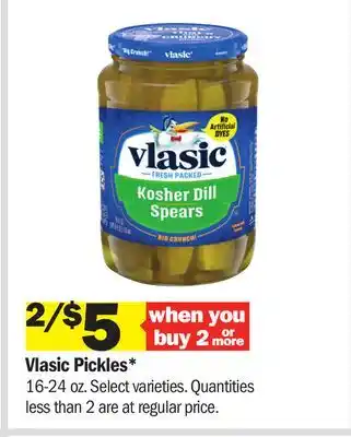 Meijer Vlasic Pickles offer
