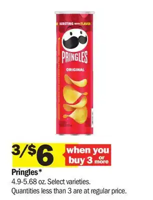 Meijer Pringles offer
