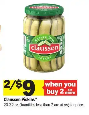 Meijer Claussen Pickles offer