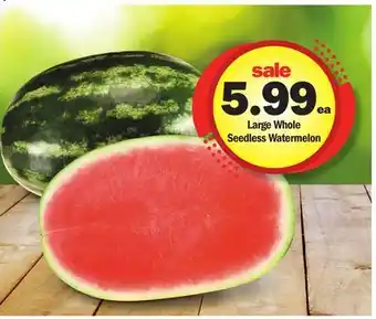 Meijer Large Whole Seedless Watermelon offer