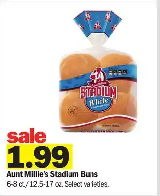Meijer Aunt Millie's Stadium Buns offer