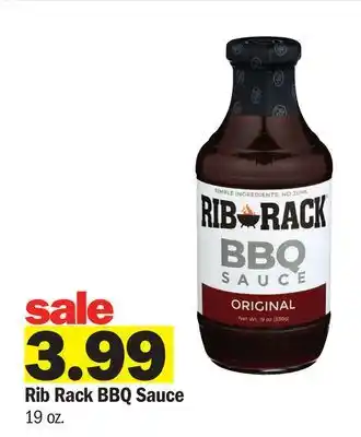 Meijer Rib Rack BBQ Sauce offer