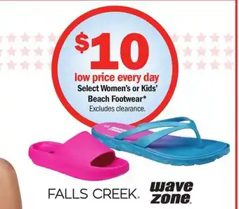 Meijer Select Women's or Kids' Beach Footwear offer