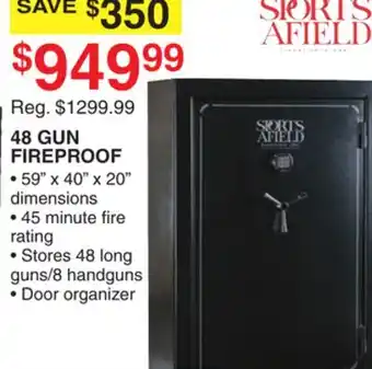 Dunham's Sports SPORTS AFIELD 48 GUN FIREPROOF offer
